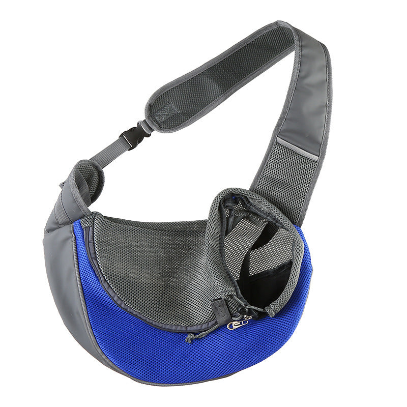 Outdoor Mesh Oxford Pet Carrier Sling Travel Shoulder Bag