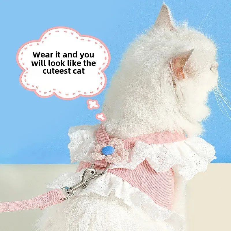 Adjustable Pet Leash Safety Harness Walking Rope for Small Pets