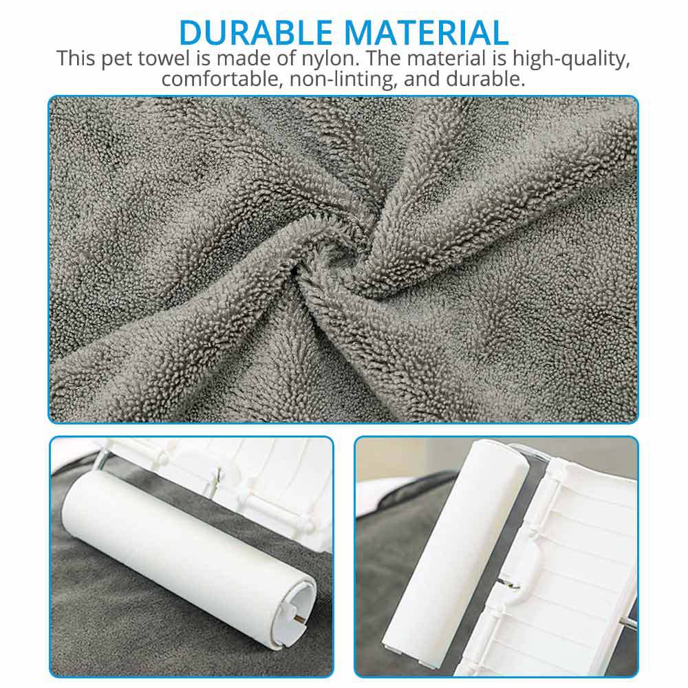 Super Absorbent Large Dog Puppy Bathrobe Soft Pet Towel