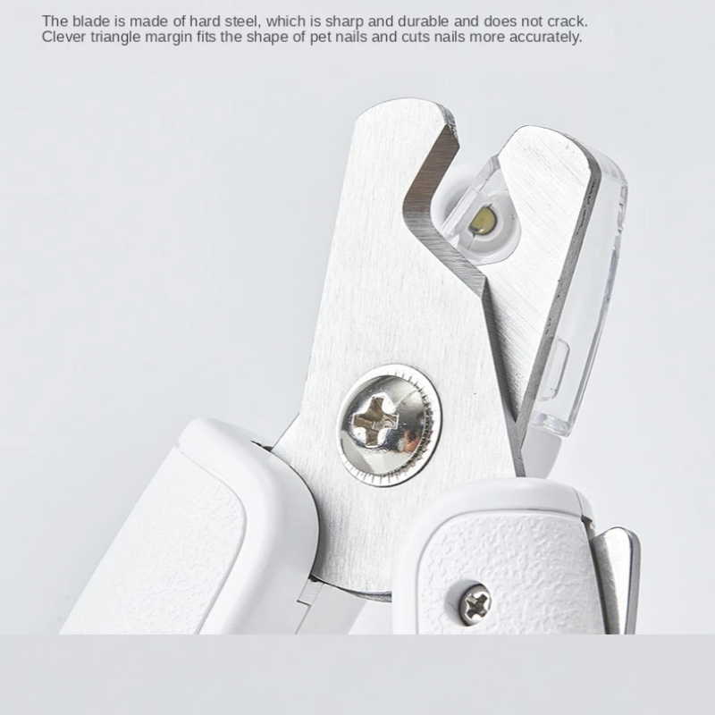 Professional Pet Nail Clipper With LED Light For Safe Grooming
