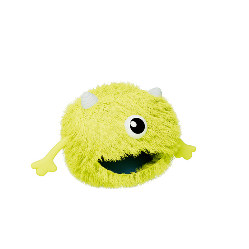 Machine Washable Round Indoor Pet Bed Soft Calming Plush Cushion