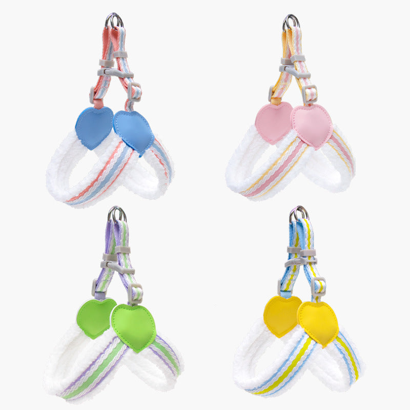 Breathable Pet Chest Harness Leash For Comfortable Summer Walking