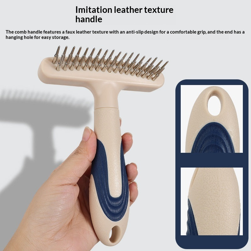 Pet Grooming Brush Hair Removal Detangling Fur Tool