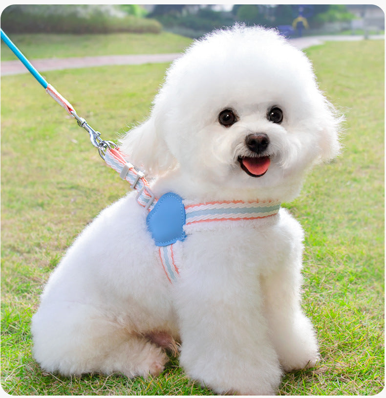 Breathable Pet Chest Harness Leash For Comfortable Summer Walking
