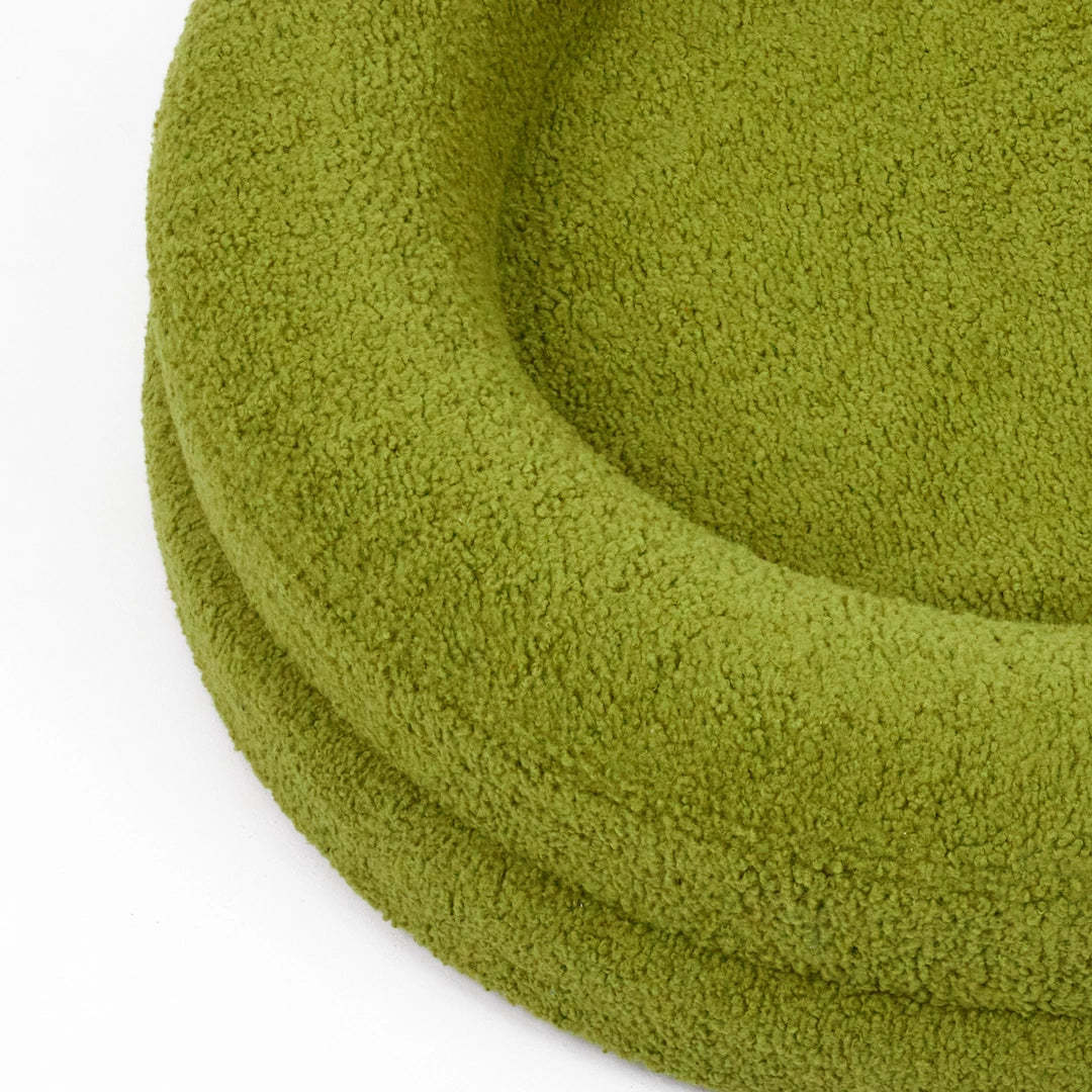 Solid Color Round Pet Bed Comfortable Household Design