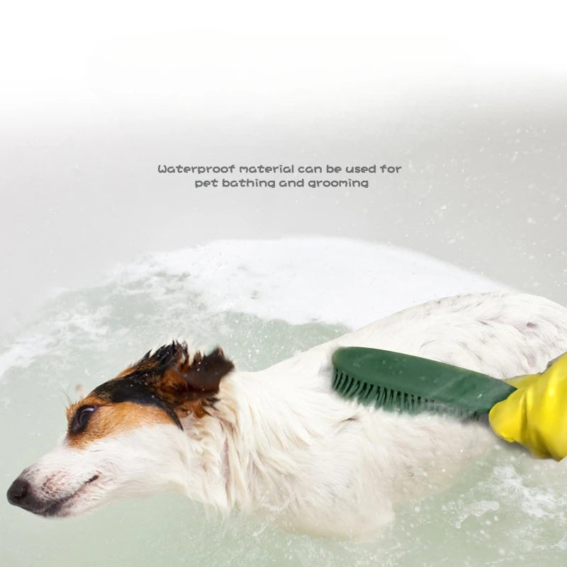 Pet Grooming Brush Hair Remover Massage Comb With Collector
