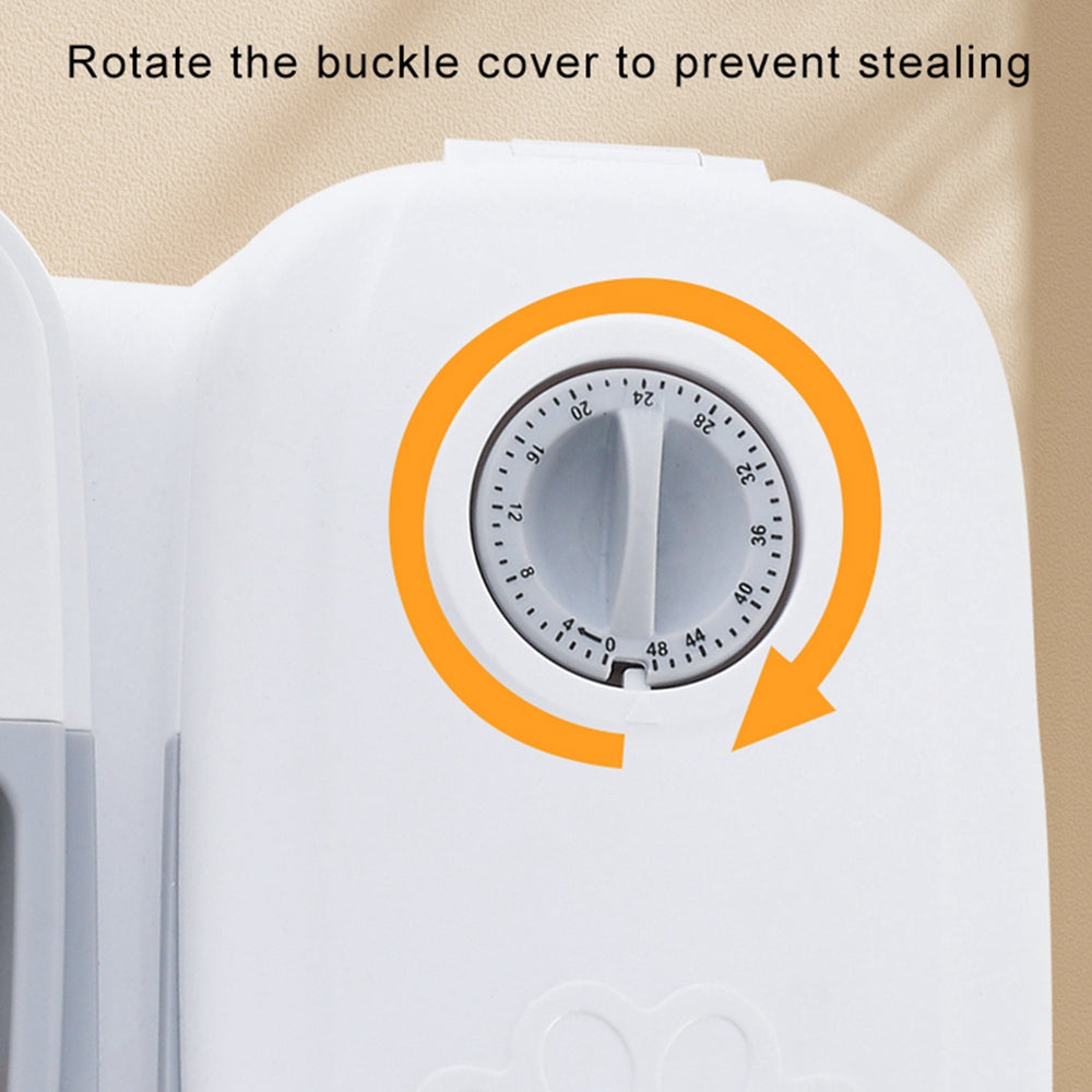Automatic Pet Feeder Smart Timer Food Dispenser Stainless Steel Bowl