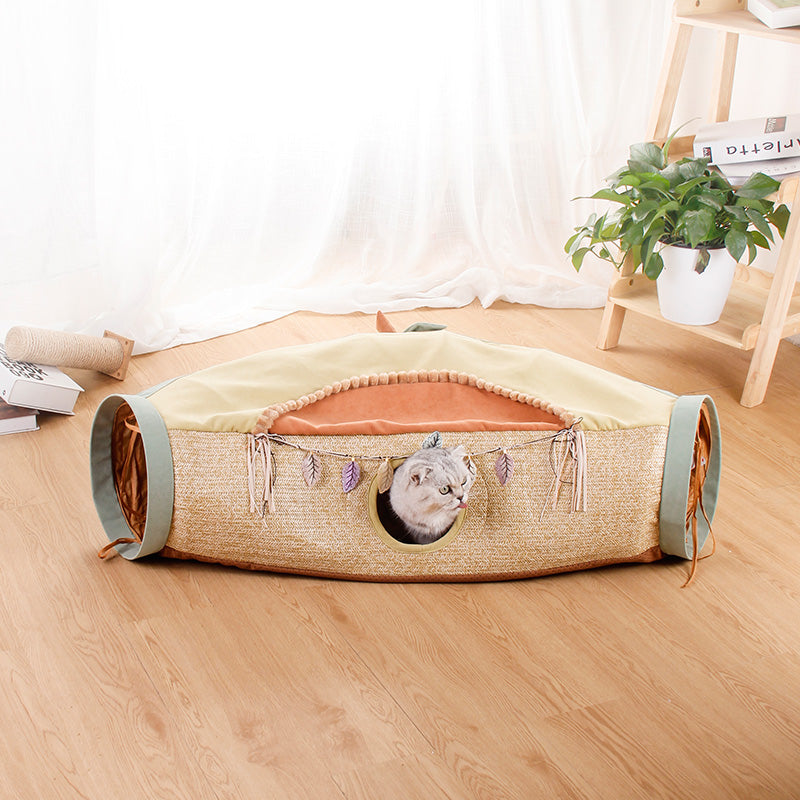 Interactive Pet Drill Hole Toy For Play And Enrichment