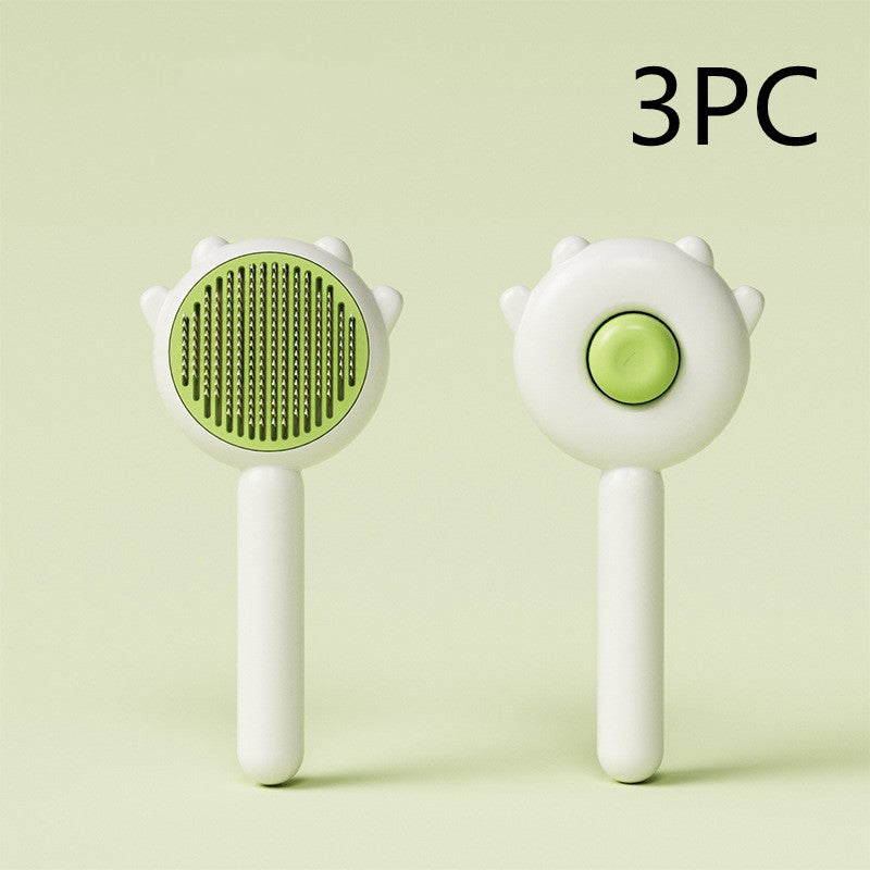 Pet Hair Removal Comb And Massage Brush For Grooming