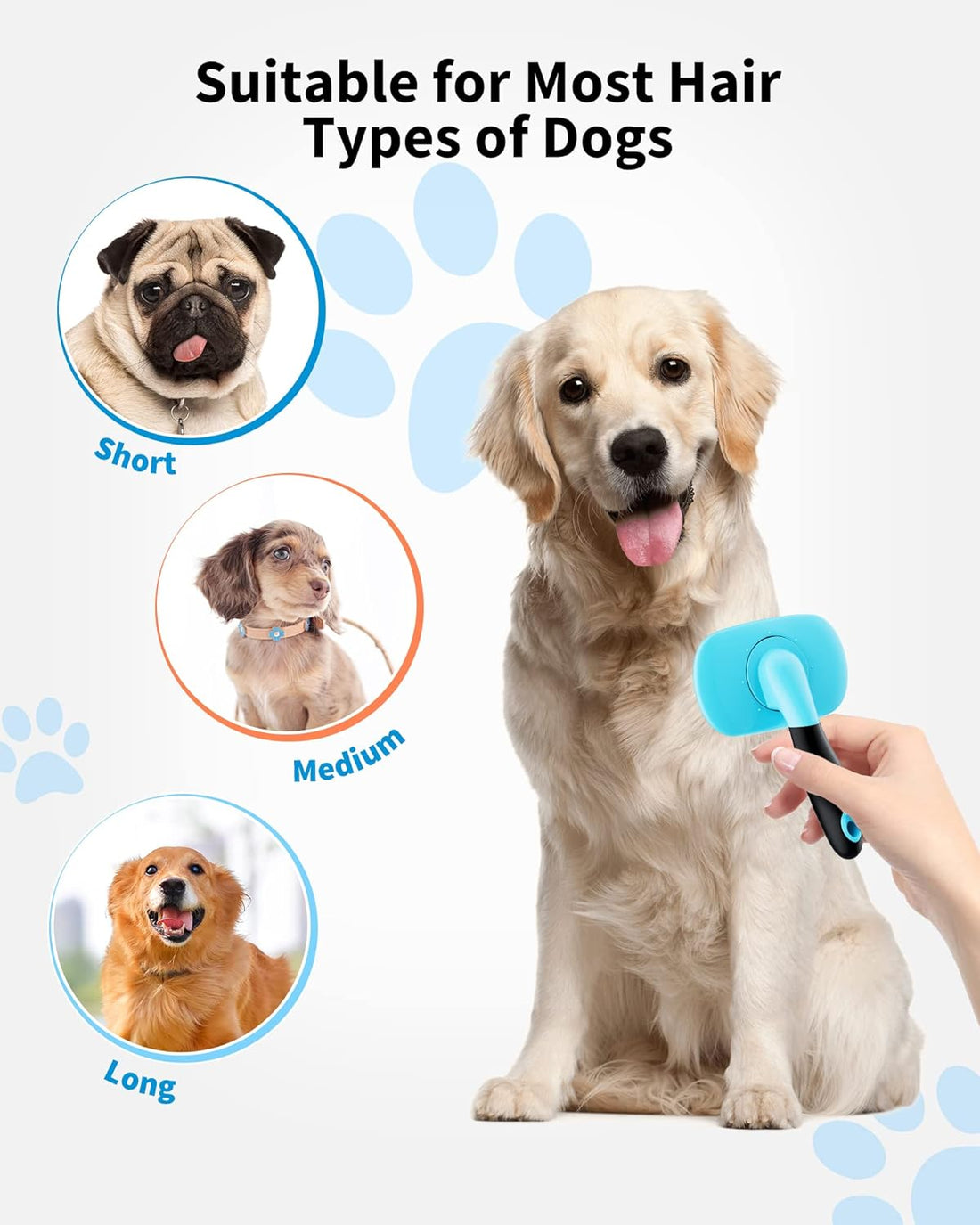 Pet Grooming Brush For Shedding And Hair Removal Tools