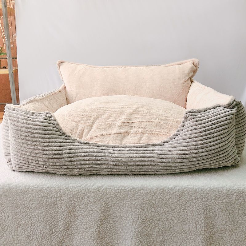 Plush Removable Washable Pet Bed Soft Warm Kennel Cushion