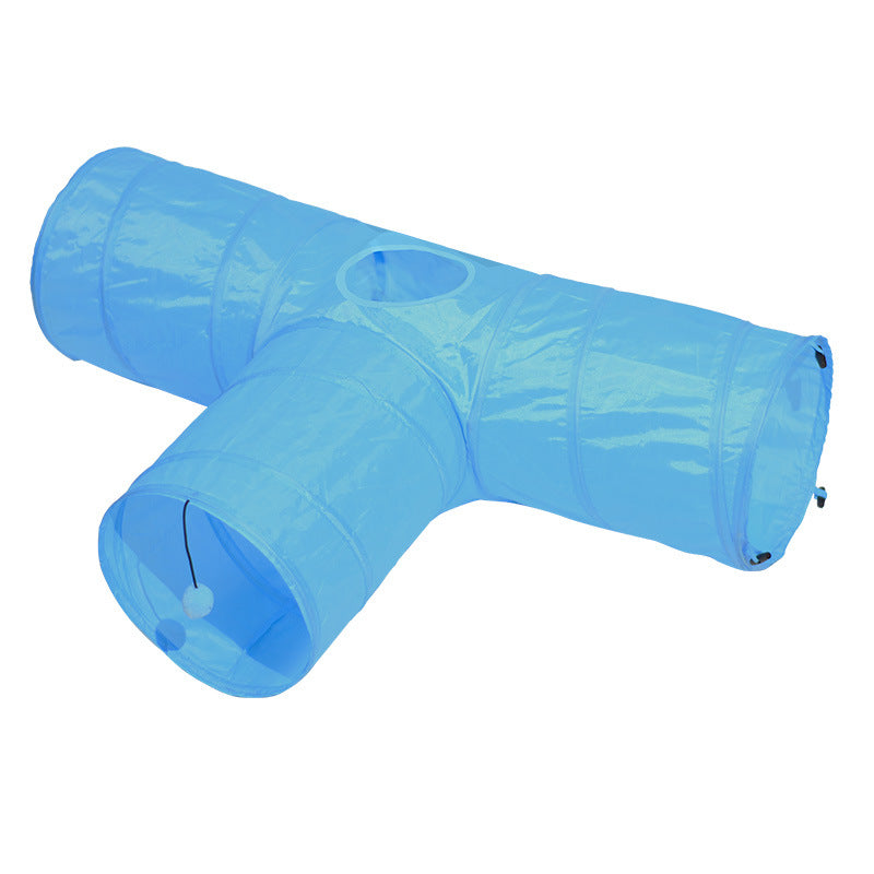 Foldable Cat Tunnel and Climbing Toy Path