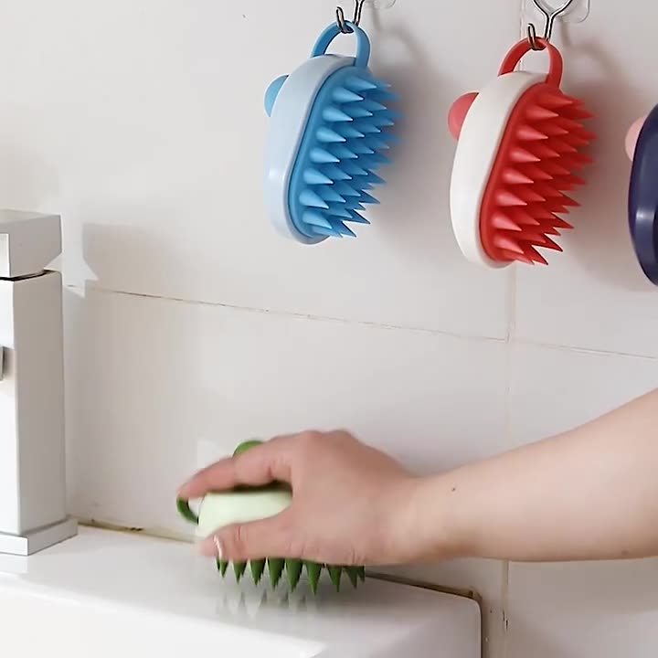 Soft Gel Bath and Massage Brush for Pets