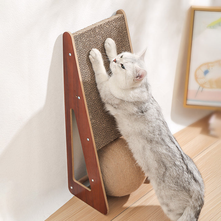 Corrugated Paper Pet Scratching Board Interactive Toy