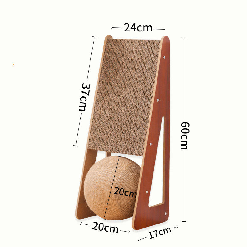 Corrugated Paper Pet Scratching Board Interactive Toy