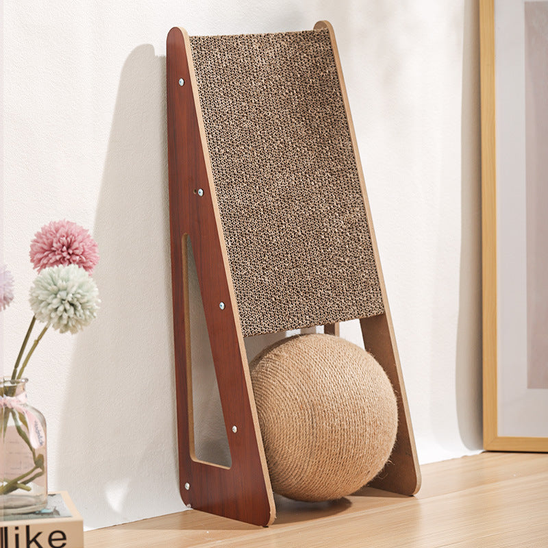 Corrugated Paper Pet Scratching Board Interactive Toy