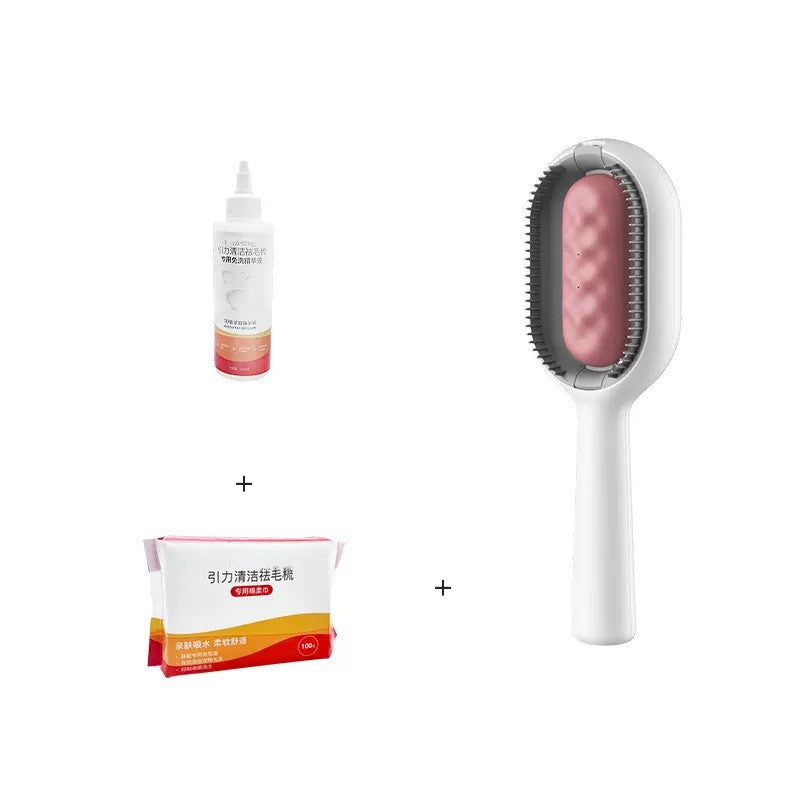 Pet Dematting Brush And Comb For Removing Loose Hair