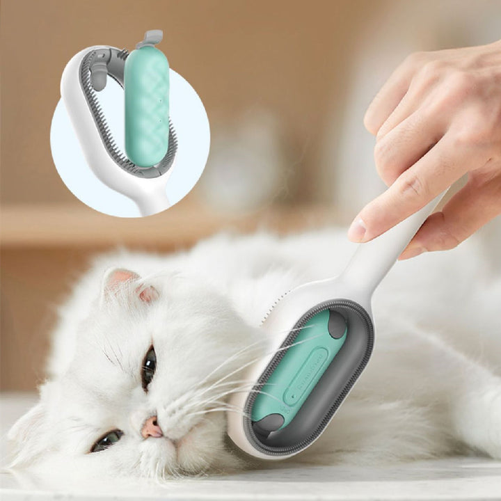 Pet Dematting Brush And Comb For Removing Loose Hair