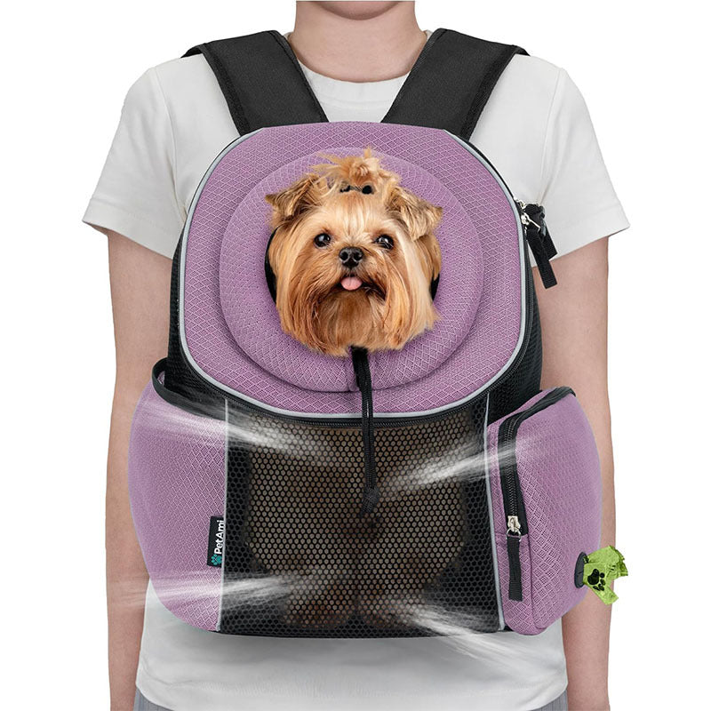 Portable Pet Carrier Backpack Travel Bag Breathable Outdoor Carrier