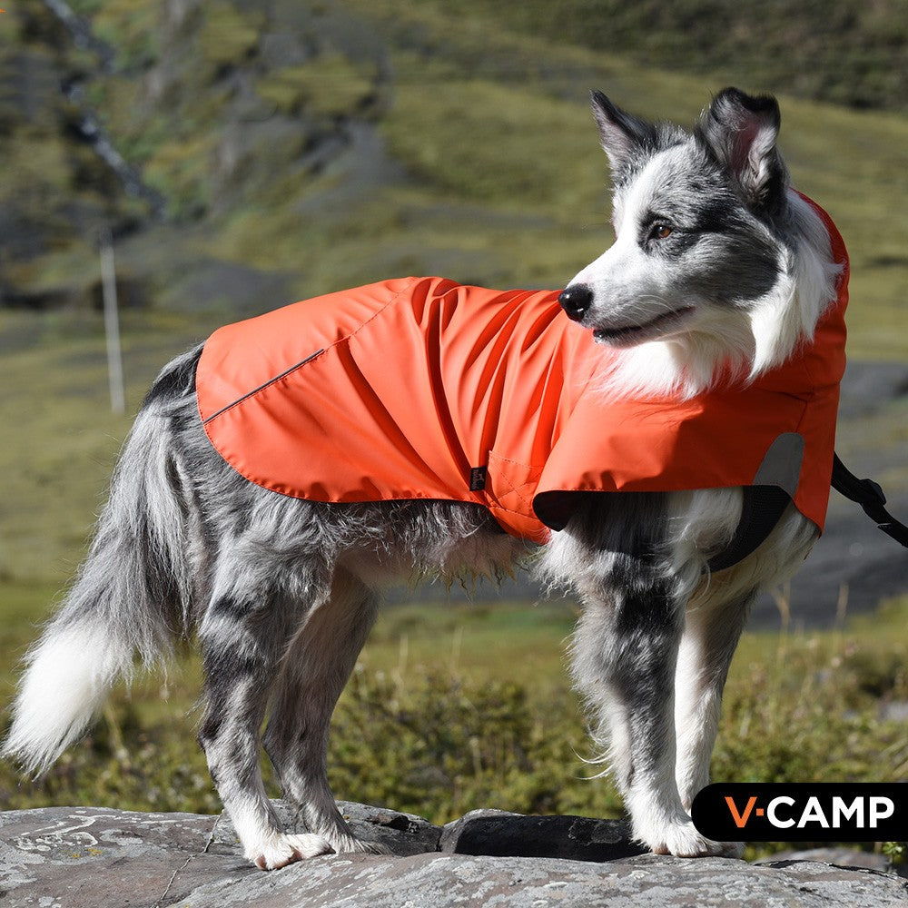 Pet Shell Jacket Waterproof Windproof Outdoor Raincoat