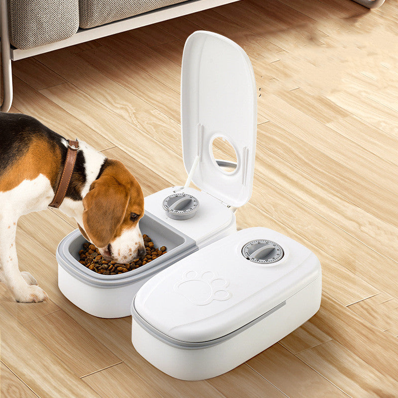 Automatic Pet Feeder Smart Timer Food Dispenser Stainless Steel Bowl