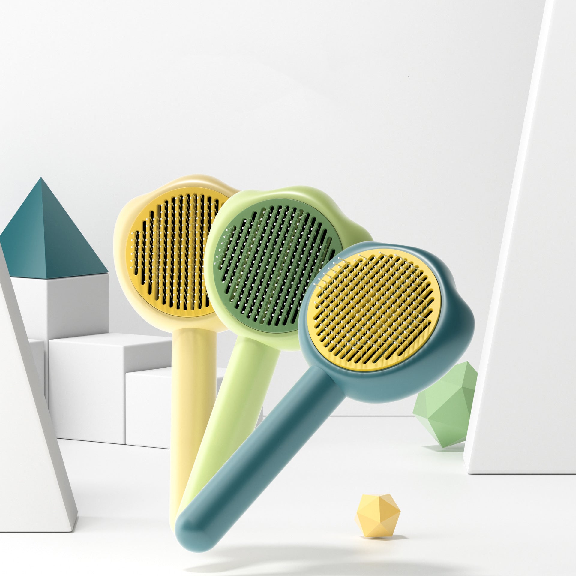 Self Cleaning Pet Grooming Comb Hair Remover Needle Brush